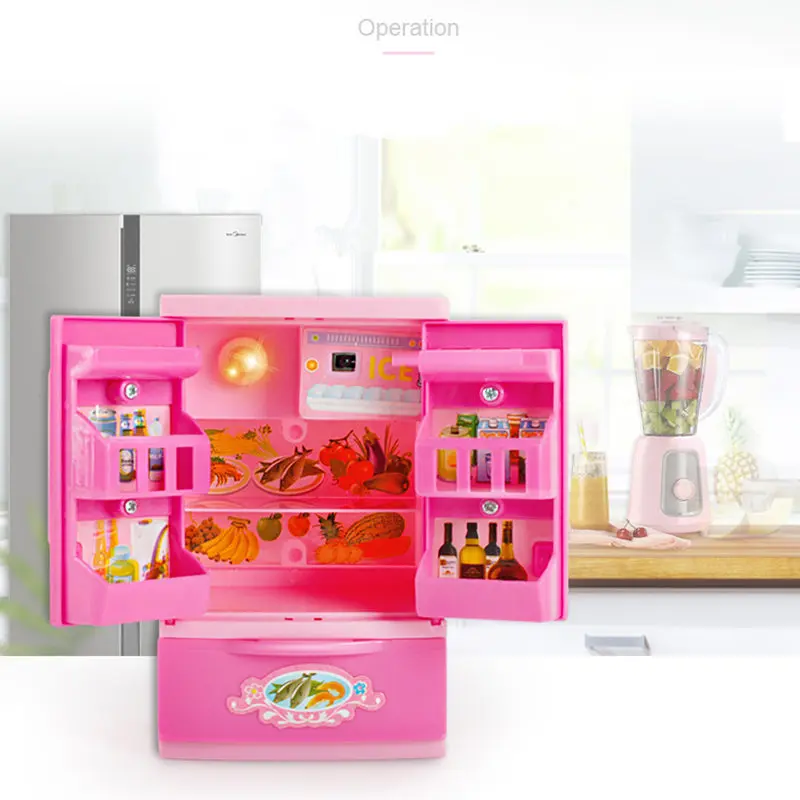Wincotek Mini Kitchen Toys Light-up Sound Plastic Simulation Home Appliances Kids Children Play House Toys for Baby Girls
Wincotek Mini Kitchen Toys Light-up Sound Plastic Simulation Home Appliances Kids Children Play House Toys for Baby Girls