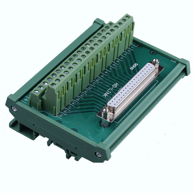 DB37 parallel port cable terminal module frame male and female head DP37 free welding module control relay terminal station
DB37 parallel port cable terminal module frame male and female head DP37 free welding module control relay terminal station