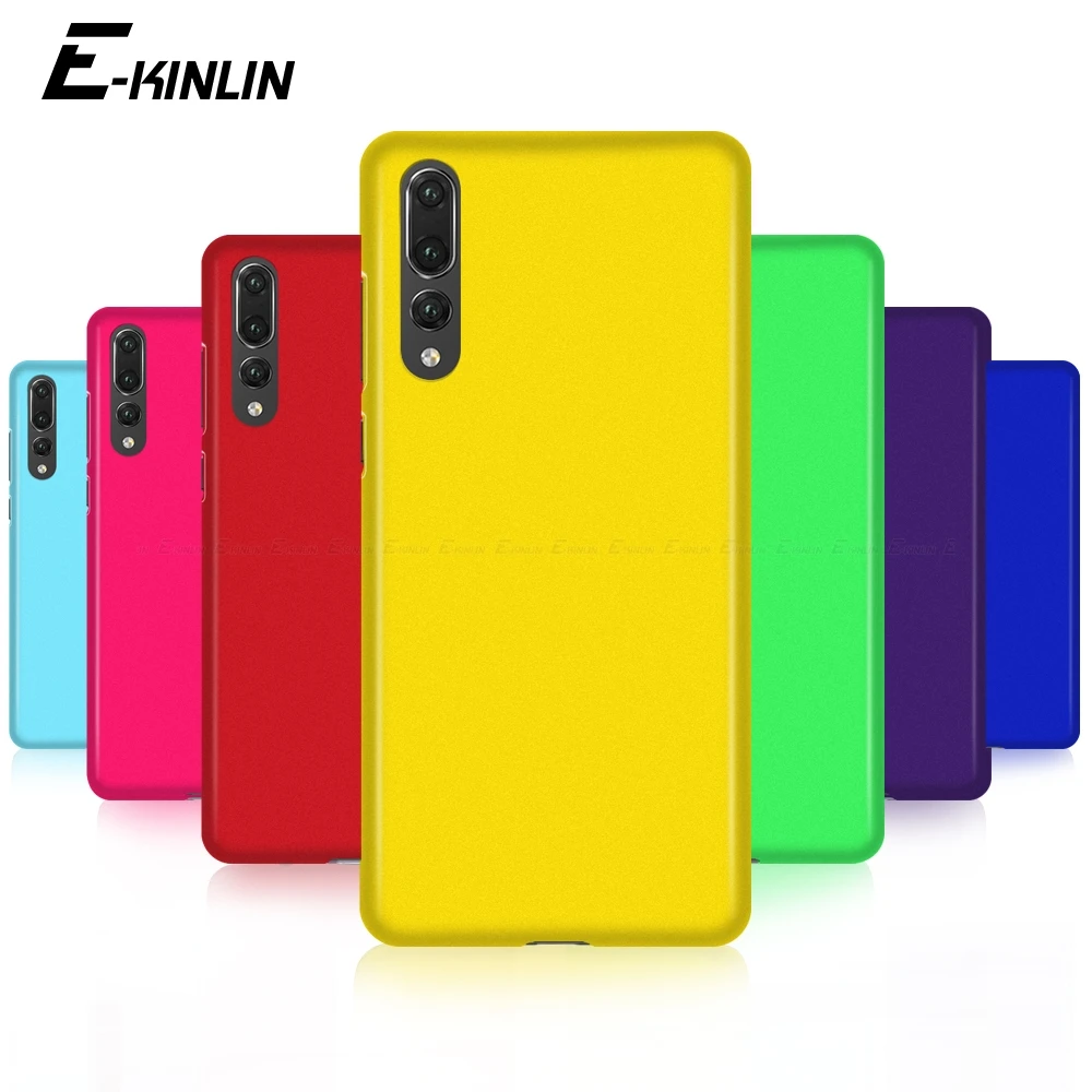 Жесткий ПК матовый чехол для телефона Ультра тонкий пластиковый HuaWei P50 P40 P30 P20 Pro
