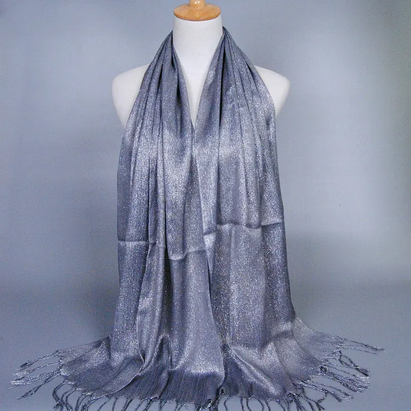 Muslim Women Gold Thread Shine Crinkle Hijab Shawl Scarves Sunscreen Silk Plain Foulard Wrap Cover Head Neck Beach Tassels Scarf
Muslim Women Gold Thread Shine Crinkle Hijab Shawl Scarves Sunscreen Silk Plain Foulard Wrap Cover Head Neck Beach Tassels Scarf