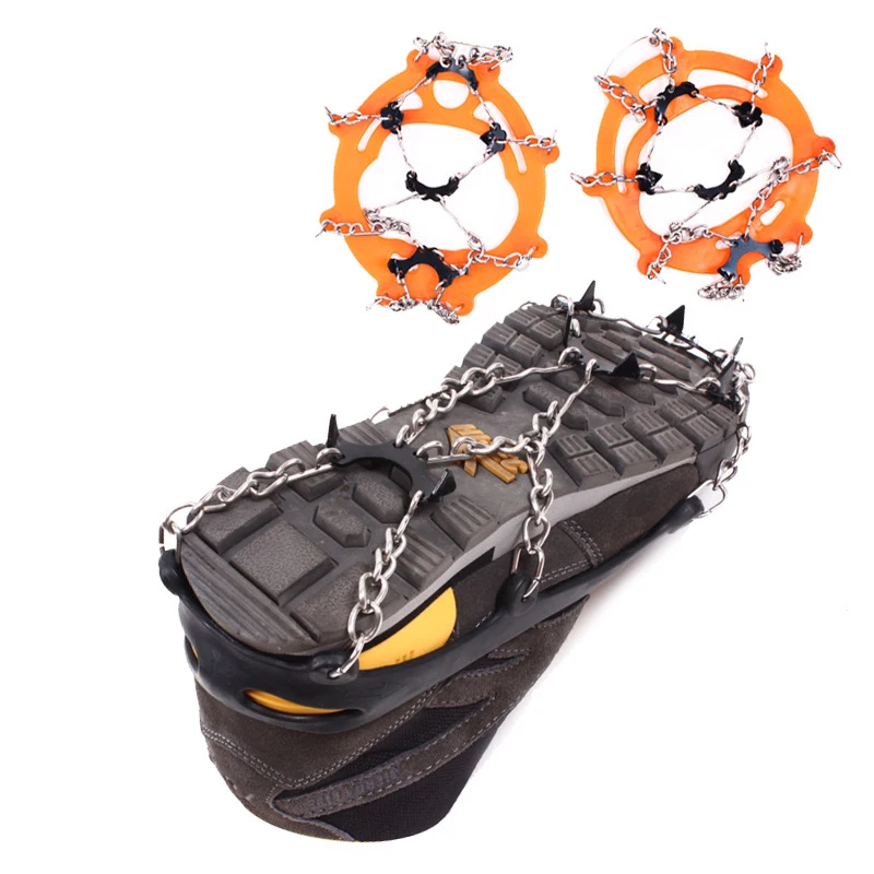 8 Teeth Ice Gripper, Anti Slip Outdoor Snow 8 Nails Spikes Grips Ski Climbing Crampons Winter Shoes Grippers Claws Chains
8 Teeth Ice Gripper, Anti Slip Outdoor Snow 8 Nails Spikes Grips Ski Climbing Crampons Winter Shoes Grippers Claws Chains
