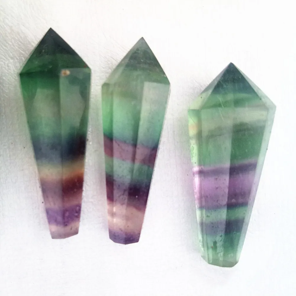 3pcs natural beautiful flourite quartz Stone point colorful flourite Crystal pendant reiki healing for gift
3pcs natural beautiful flourite quartz Stone point colorful flourite Crystal pendant reiki healing for gift