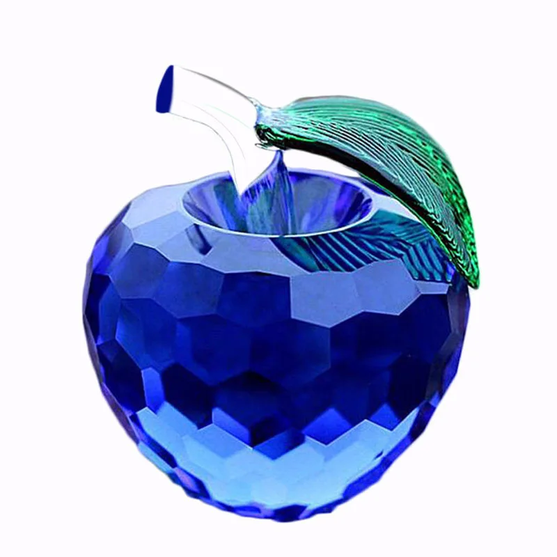 Blue 50mm Paperweight Glass Crystal Apple Pretty Gifts Crafts Christmas Home Wedding Decoration Lovely Fruit Art&Collection
Blue 50mm Paperweight Glass Crystal Apple Pretty Gifts Crafts Christmas Home Wedding Decoration Lovely Fruit Art&Collection