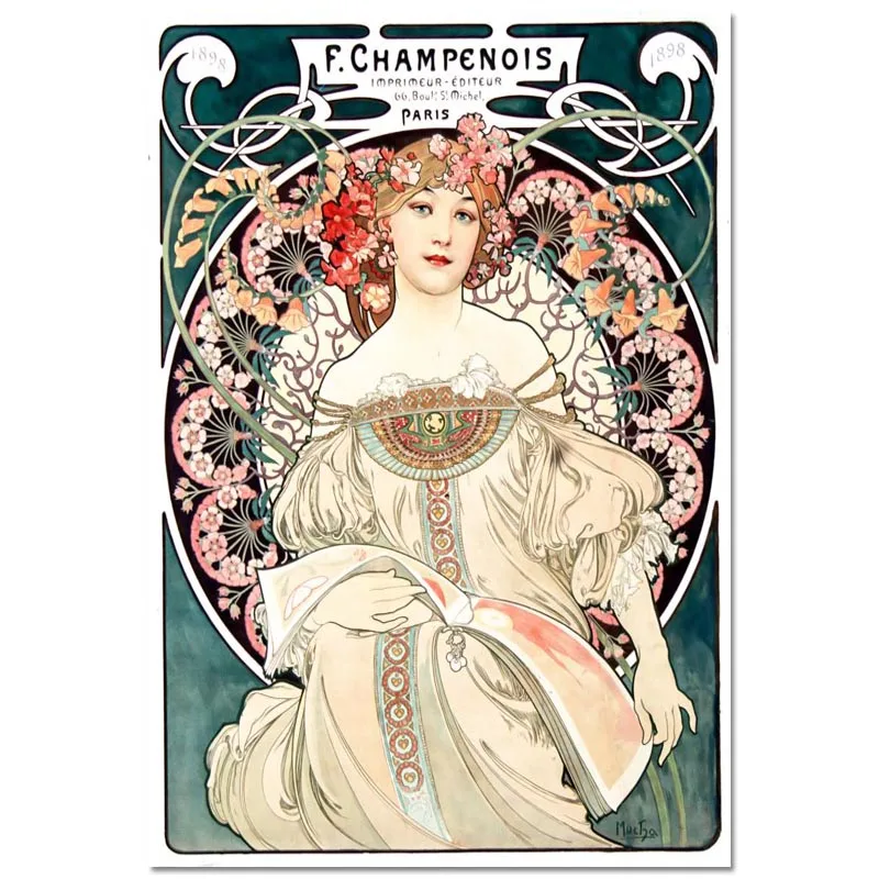 Custom Alphonse Mucha Poster Canvas Poster 30X45cm,40X60cm Art Home Decoration Cloth Fabric Wall Poster Print Silk Fabric
Custom Alphonse Mucha Poster Canvas Poster 30X45cm,40X60cm Art Home Decoration Cloth Fabric Wall Poster Print Silk Fabric