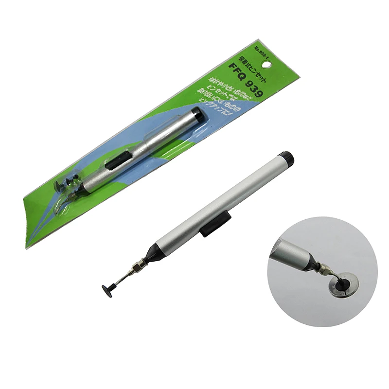 Vacuum Sucking Pen Pencil IC Easy Pick Up Tool FFQ-939 SMD SMT BGA Soldering Rework station Hand Tool
Vacuum Sucking Pen Pencil IC Easy Pick Up Tool FFQ-939 SMD SMT BGA Soldering Rework station Hand Tool