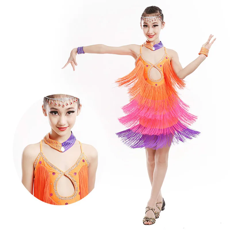 Children Latin Dress Kids Tassels Sexy Female Samba Dancewear for Stage International Standard Ballroom Dancing Costumes 18
Children Latin Dress Kids Tassels Sexy Female Samba Dancewear for Stage International Standard Ballroom Dancing Costumes 18