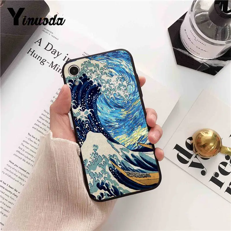 Чехол для телефона Yinuoda Hokusai The Great Wave off Kanagawa iPhone 8 7 6 6S 6Plus X XS MAX 5 5S SE XR 10 11 pro max |