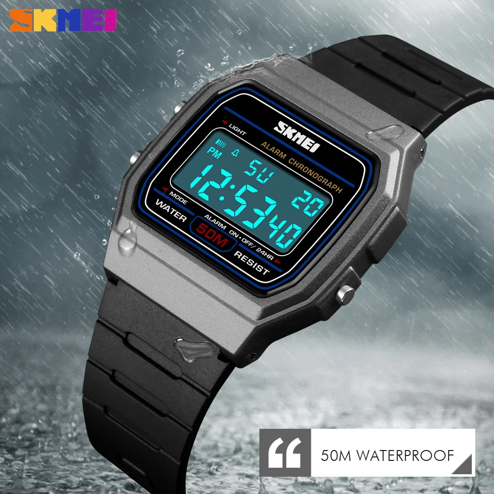 SKMEI Luxury Digital Women's Watch Outdoor Sports Military Waterproof Chrono Alarm Clock Ladies Wrist Watches Relogio Feminino
SKMEI Luxury Digital Women's Watch Outdoor Sports Military Waterproof Chrono Alarm Clock Ladies Wrist Watches Relogio Feminino