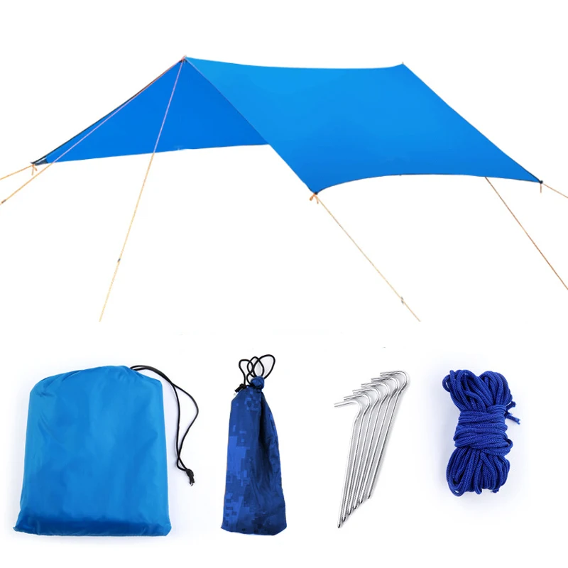 Outdoor Camping Ultralight Tarp Awning Beach UV Sun Shelter Camping Canopy Hammock Waterproof Shade Tents 3mx3m
Outdoor Camping Ultralight Tarp Awning Beach UV Sun Shelter Camping Canopy Hammock Waterproof Shade Tents 3mx3m