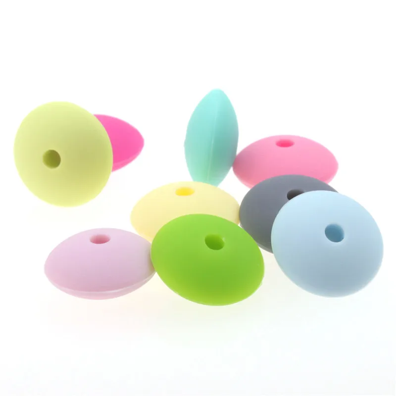 Flat Abacus 300pcs 12*6mm Lentils Bead Round Silicone Baby Teether Bead Bap Free Teething Pacifier Chain Food Grade Nursing Gift
Flat Abacus 300pcs 12*6mm Lentils Bead Round Silicone Baby Teether Bead Bap Free Teething Pacifier Chain Food Grade Nursing Gift