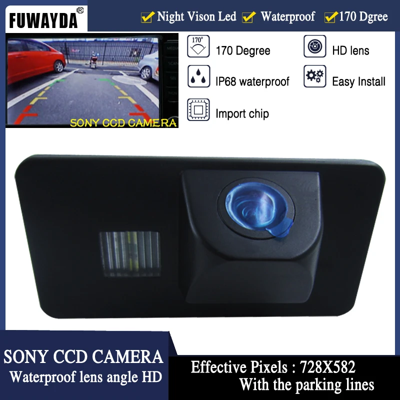 FUWAYDA HD CCD Chip Car Rear View Reverse Backup CAMERA for BMW E81/E87/E90/E91/E92/E60/E61/E62/E63/E64/E70/ E71 WATERPROOF HD
FUWAYDA HD CCD Chip Car Rear View Reverse Backup CAMERA for BMW E81/E87/E90/E91/E92/E60/E61/E62/E63/E64/E70/ E71 WATERPROOF HD