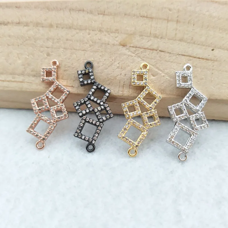 10pcs CZ zircon Micro Pave Connector,Double Bails Beads Charm,for DIY Bracelets Jewelry Finding CT334
10pcs CZ zircon Micro Pave Connector,Double Bails Beads Charm,for DIY Bracelets Jewelry Finding CT334