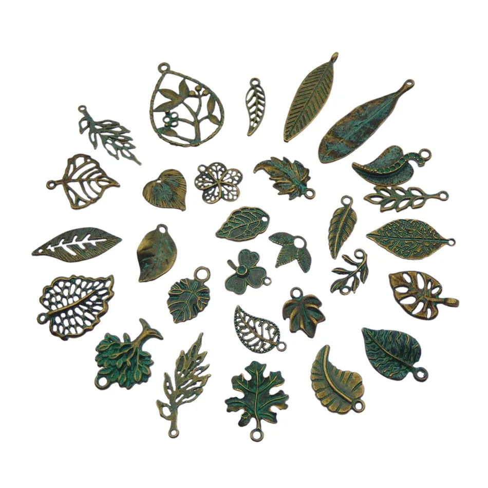 Wholesale Verdigris Patina Plated Vintage Color Charms Random Mixed Leaf Pendants For FashionJewelry Making Necklace PendantsDIY
Wholesale Verdigris Patina Plated Vintage Color Charms Random Mixed Leaf Pendants For FashionJewelry Making Necklace PendantsDIY