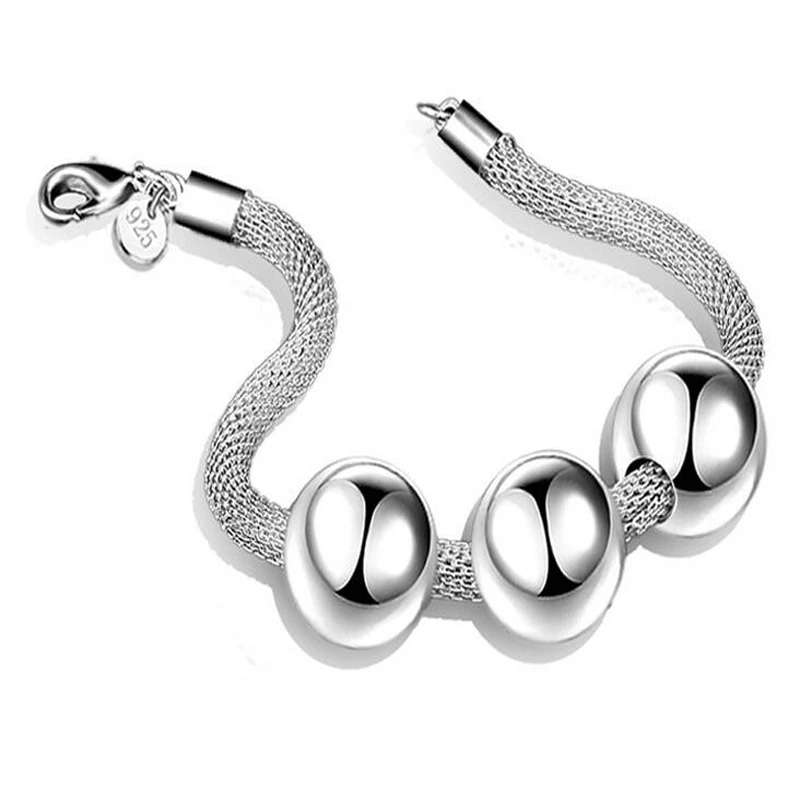 New Arrival Big Brand 2017 Sterling Silver Network Management 3 Beads Bracelet For Women bracelets & bangles Pulseira VBS4032
New Arrival Big Brand 2017 Sterling Silver Network Management 3 Beads Bracelet For Women bracelets & bangles Pulseira VBS4032