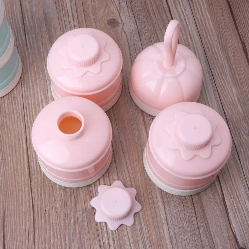 Cute Pumpkin Baby Milk Powder Box Food Storage Snack Box 3 Layers Portable Infant Milk Powder Container
Cute Pumpkin Baby Milk Powder Box Food Storage Snack Box 3 Layers Portable Infant Milk Powder Container