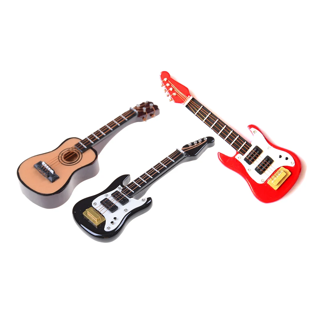 3Colors Cute 1/12 Scale Dollhouse Miniature Guitar Instrument DIY Part for Home Decor Kids Gift Wood Craft Ornaments Accessories
3Colors Cute 1/12 Scale Dollhouse Miniature Guitar Instrument DIY Part for Home Decor Kids Gift Wood Craft Ornaments Accessories