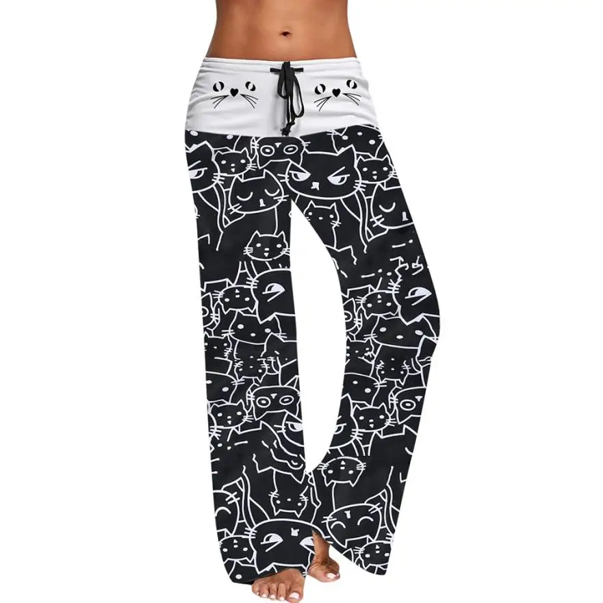 Summer Autumn Leggings NEW Fashion Women Casual Cat Prints Drawstring Pants Full Length Leggings Wholesale Freeship A20
Summer Autumn Leggings NEW Fashion Women Casual Cat Prints Drawstring Pants Full Length Leggings Wholesale Freeship A20