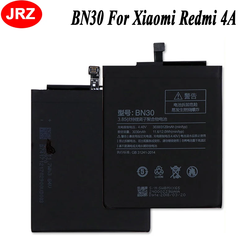 Аккумулятор для Xiaomi Redmi 4A BN30 3120 мАч Redrice 4A Hongmi 4A Высококачественный аккумулятор
Аккумулятор для Xiaomi Redmi 4A BN30 3120 мАч Redrice 4A Hongmi 4A Высококачественный аккумулятор