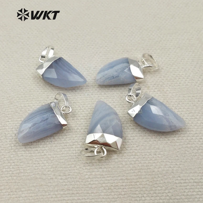 WT-P1272 Wholesale Fashion Natural Blue A-gate Stone Pendant With Hat Blue Onyx Stone Tooth Shape Pendant For Jewelry DIY Making
WT-P1272 Wholesale Fashion Natural Blue A-gate Stone Pendant With Hat Blue Onyx Stone Tooth Shape Pendant For Jewelry DIY Making