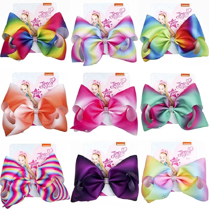 8" Jojo Bows Large Hair Accessories for Girl Colorful Ribbon Bows Hair Bow Knot Jumbo Kids Fashion Hair Clip Dropshipping
8" Jojo Bows Large Hair Accessories for Girl Colorful Ribbon Bows Hair Bow Knot Jumbo Kids Fashion Hair Clip Dropshipping