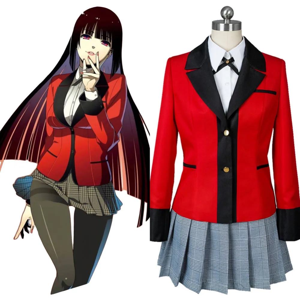 Kakegurui Compulsive Gambler cosplay Yumeko Jabami Hyakkaou Costume full set cosplay Halloween carnival Costume Full Set
Kakegurui Compulsive Gambler cosplay Yumeko Jabami Hyakkaou Costume full set cosplay Halloween carnival Costume Full Set