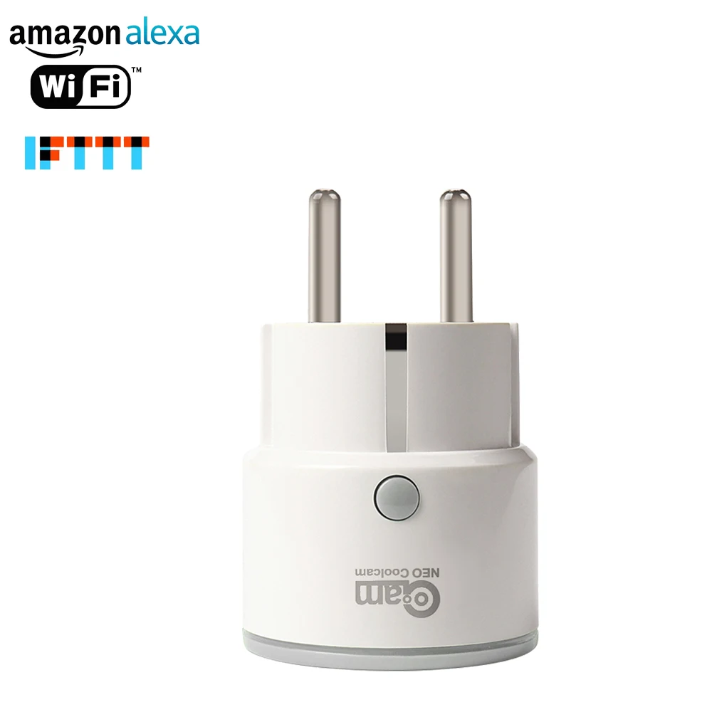 NEO COOLCAM Wifi умная розетка ЕС поддержка Alexa Google Home IFTTT с таймером и пультом