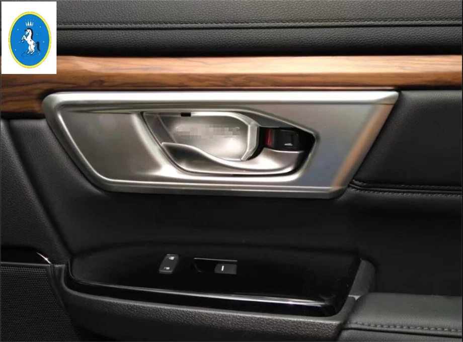 Yimaautotrims Auto Accessory Inner Door Doorknob Handle Bowl Cover Stickers Trim 4Pcs Fit For Honda CRV CR-V 2017 2018 2019 2020
Yimaautotrims Auto Accessory Inner Door Doorknob Handle Bowl Cover Stickers Trim 4Pcs Fit For Honda CRV CR-V 2017 2018 2019 2020