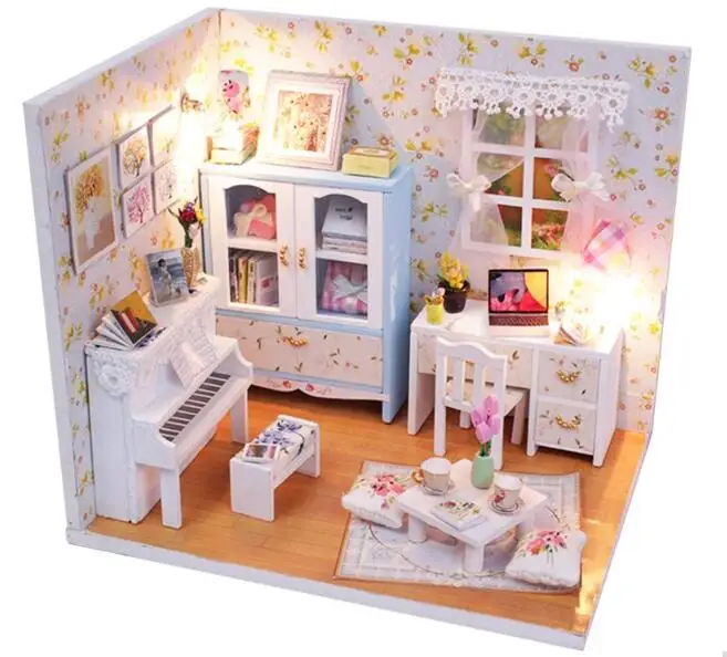 Diy Miniature Wooden Doll House Furniture Kits Toys Handmade Craft Miniature Model Kit DollHouse Toys Gift For Children M011
Diy Miniature Wooden Doll House Furniture Kits Toys Handmade Craft Miniature Model Kit DollHouse Toys Gift For Children M011