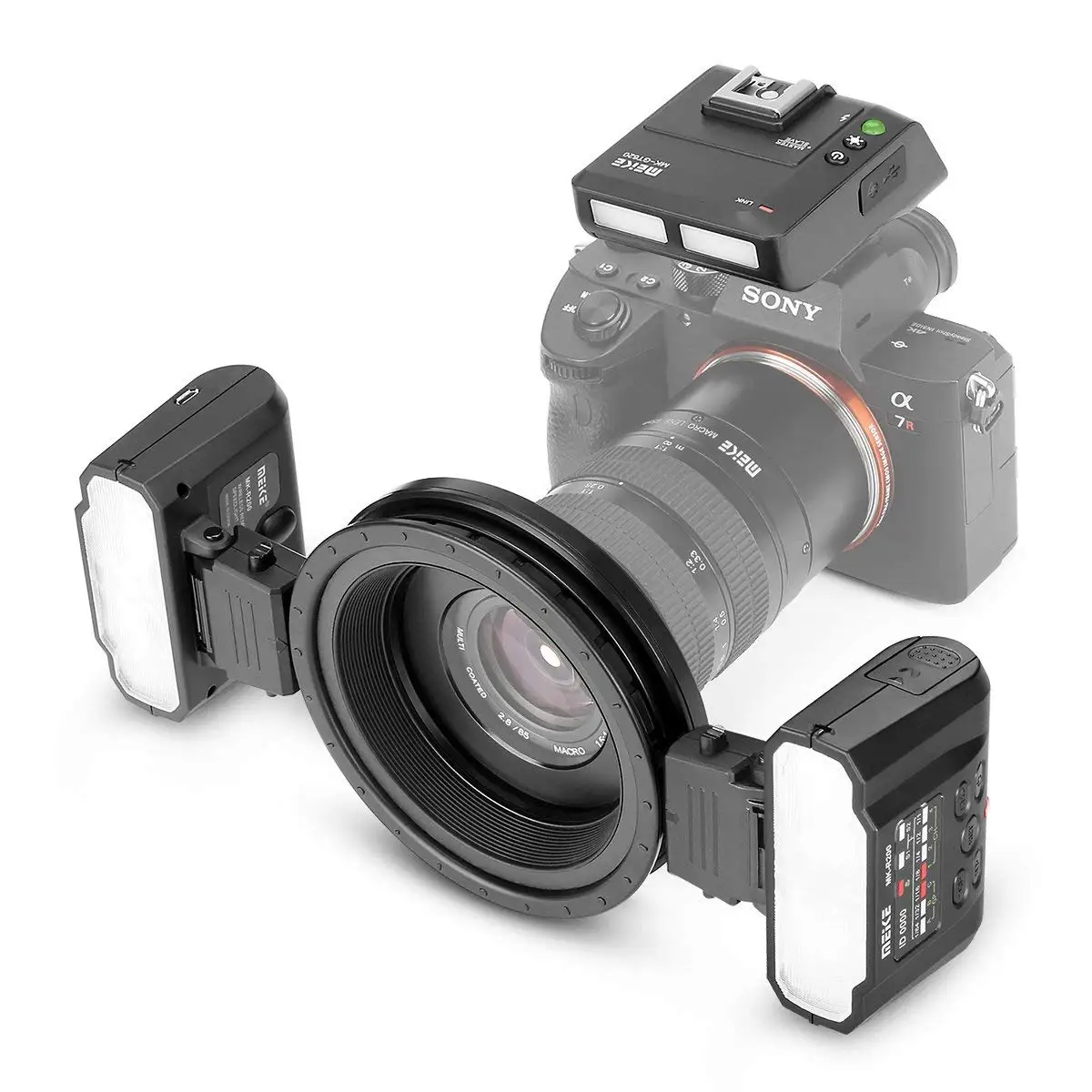 Meike MK-MT24S Macro Twin Lite Flash Speedlite for Sony A9 A7III A7RIII and other MI Hot Shoe Mount Mirrorless Cameras
Meike MK-MT24S Macro Twin Lite Flash Speedlite for Sony A9 A7III A7RIII and other MI Hot Shoe Mount Mirrorless Cameras