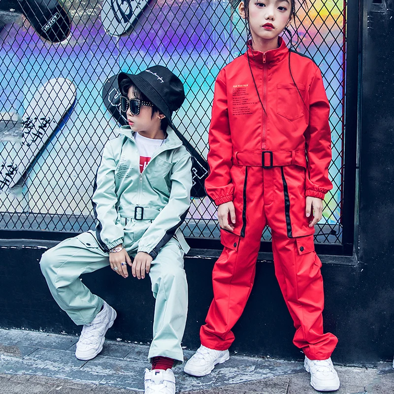Fashion Unisex Children'S Jazz Dance Costume Jumpsuit For Boys Girls Hip Hop Costumes Tide Street Dancing Show Clothing DWY1024
Fashion Unisex Children'S Jazz Dance Costume Jumpsuit For Boys Girls Hip Hop Costumes Tide Street Dancing Show Clothing DWY1024