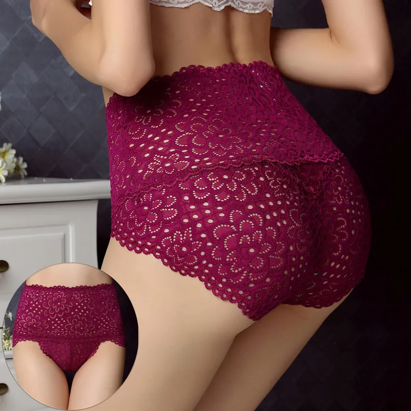 Lace Women Sexy Panties High Waist Hollow Transparent Panties Underwear Seamless Briefs Bamboo Fiber Modal Underwear for Women
Lace Women Sexy Panties High Waist Hollow Transparent Panties Underwear Seamless Briefs Bamboo Fiber Modal Underwear for Women