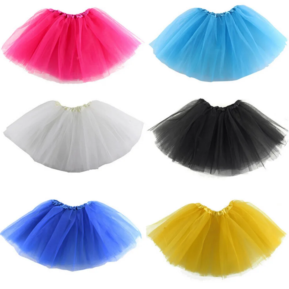 Фото Детская одежда для маленьких девочек 8 цветов юбка пачка вечерние тюлевые юбки