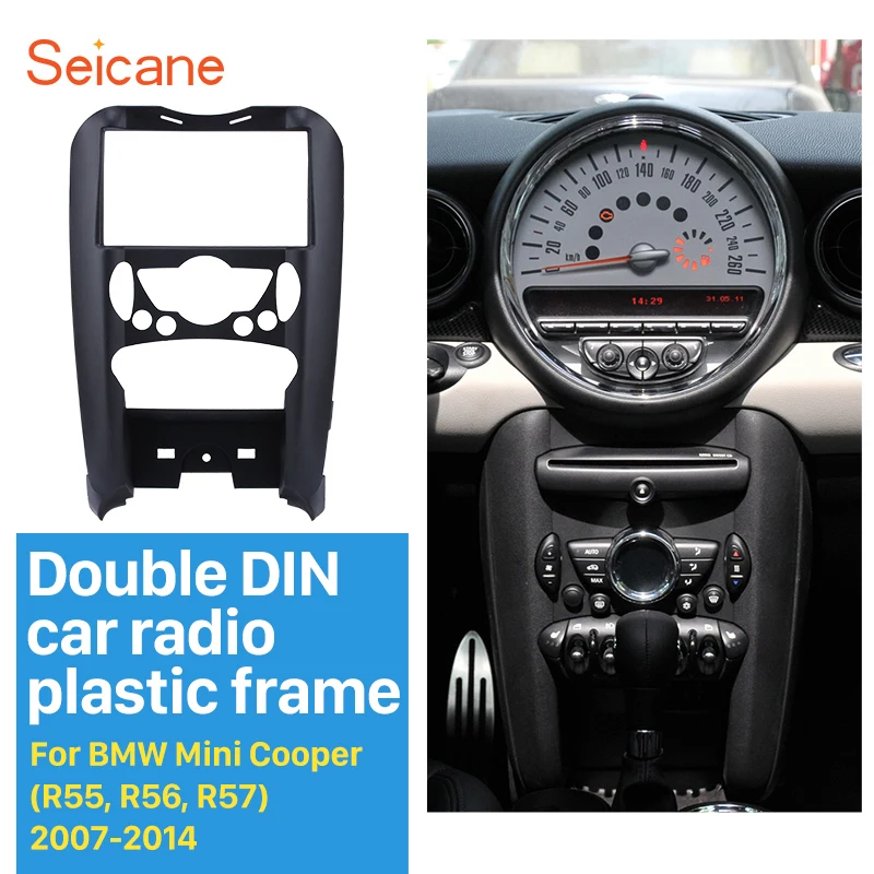 Seicane 2 Din стерео интерфейс DVD-плеер рамка приборная панель радио Fascia Trim монтажный комплект для BMW Mini Cooper R55 R56 R57
Seicane 2 Din стерео интерфейс DVD-плеер рамка приборная панель радио Fascia Trim монтажный комплект для BMW Mini Cooper R55 R56 R57