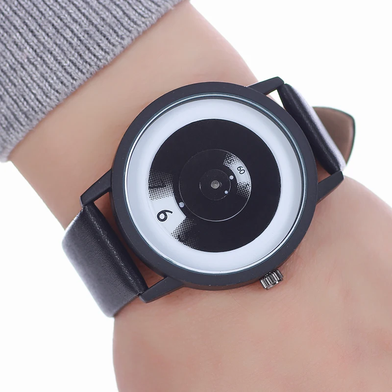 Fashion Miler Men Women Watches Youth Style Leather Strap Wristwatch Unique Pointer design Watch Gift For Love relogio masculino
Fashion Miler Men Women Watches Youth Style Leather Strap Wristwatch Unique Pointer design Watch Gift For Love relogio masculino
