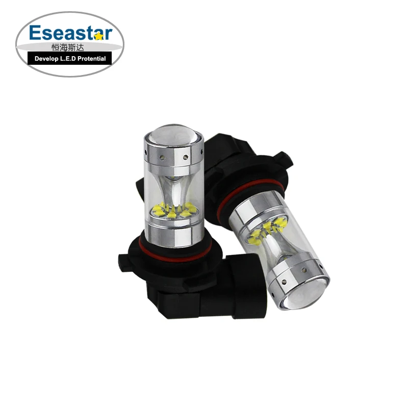 Фото 2 шт. eseastar водить автомобиль Синя 9005/9006 60 Вт новый LED. туман лампы свет Стайлинг