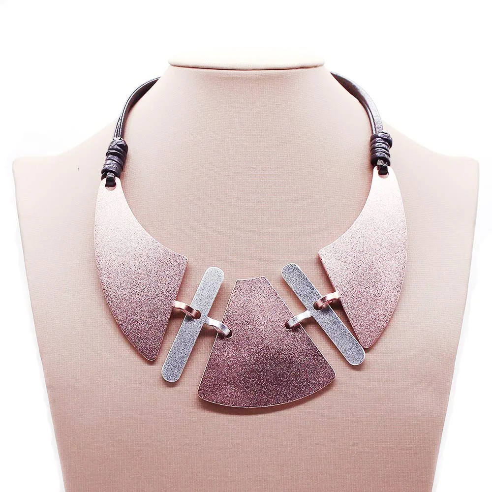Fashion Aluminium Leather Necklaces Women Stranger Things Harajuku Gothic Style Dress Sweater Necklace Chains Handmade Jewelery
Fashion Aluminium Leather Necklaces Women Stranger Things Harajuku Gothic Style Dress Sweater Necklace Chains Handmade Jewelery