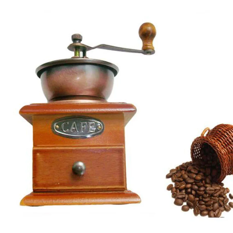 Classic Wood Wooden Hand Shake Coffee Grinder Bean Spice Black Pepper Grinder Pepper Washed Manually Tool Cafe Grinder Machine
Classic Wood Wooden Hand Shake Coffee Grinder Bean Spice Black Pepper Grinder Pepper Washed Manually Tool Cafe Grinder Machine