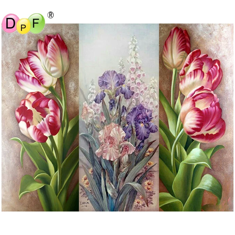 DPF 5D Round full Diamond Embroidery Tulip Needlework magic cube Diamond painting Cross Stitch diamond Mosaic decor crafts
DPF 5D Round full Diamond Embroidery Tulip Needlework magic cube Diamond painting Cross Stitch diamond Mosaic decor crafts
