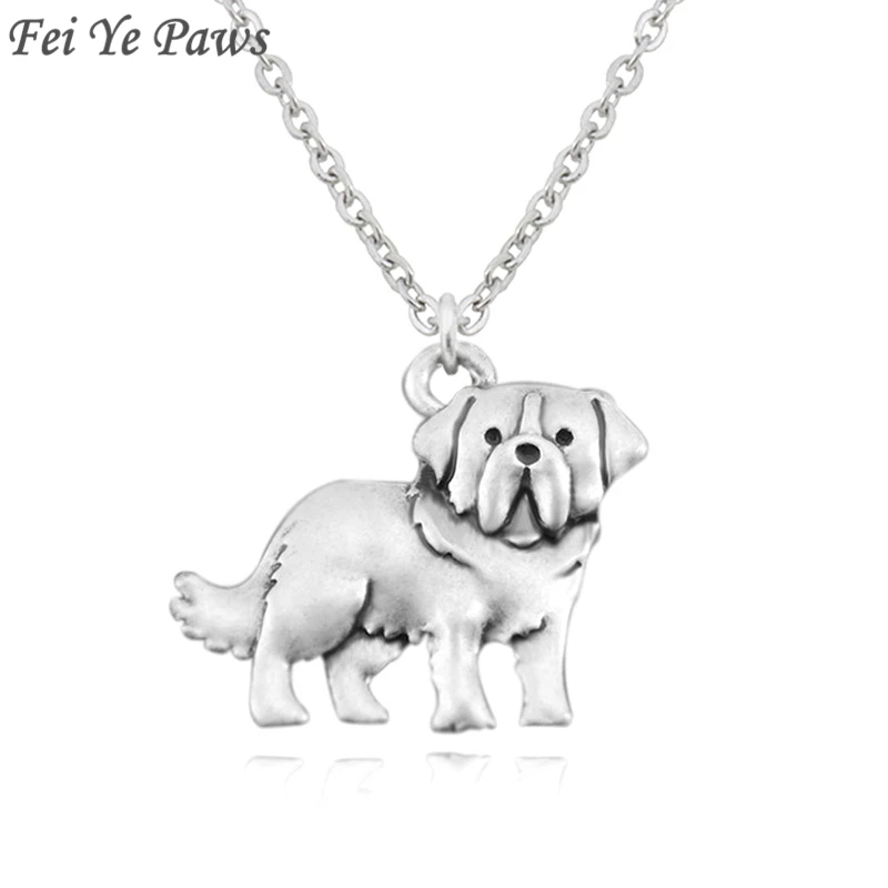 Vintage Silver Color Saint St.Bernard Dog Charm Pendant Stainless Steel Chain Necklace Colar Boho Men Jewelry Best Gift Jewlery
Vintage Silver Color Saint St.Bernard Dog Charm Pendant Stainless Steel Chain Necklace Colar Boho Men Jewelry Best Gift Jewlery