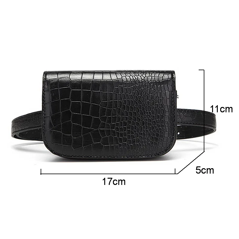 Ansloth Fashion Women's Belt Bag Classic Crocodile Pattern Mini Money Bags Simple Chest Bag For Female Phone Bags Black HPS323
Ansloth Fashion Women's Belt Bag Classic Crocodile Pattern Mini Money Bags Simple Chest Bag For Female Phone Bags Black HPS323