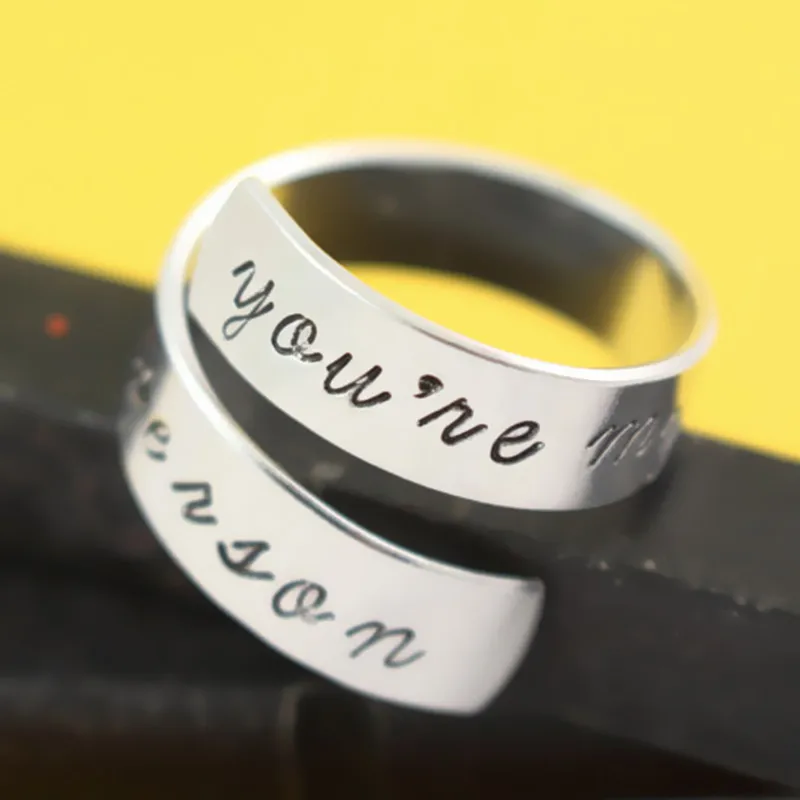 You're My Person Ring Twist Wrap Adjustable Couple's Rings BFF Gift New design handmade
You're My Person Ring Twist Wrap Adjustable Couple's Rings BFF Gift New design handmade