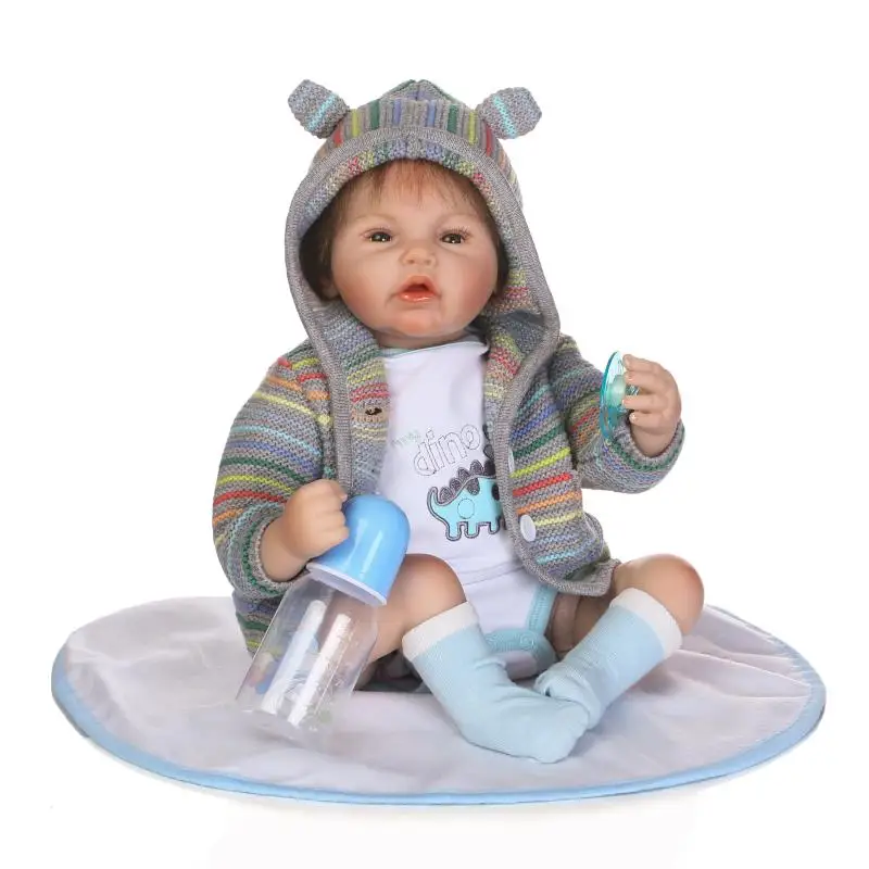 Boneca reborn bebe boy alive 50cm soft silicone reborn baby doll toys for children birthday gift
Boneca reborn bebe boy alive 50cm soft silicone reborn baby doll toys for children birthday gift