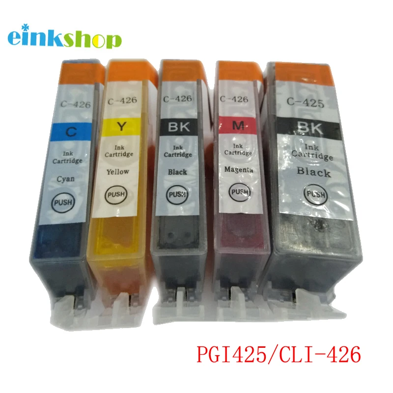 Картриджи для принтера Canon Pixma IP4840 IP4940 IX6540 MG5140 MG5240 MG5340 MX714, совместимые с PGI 425 PGI425 CLI426
Картриджи для принтера Canon Pixma IP4840 IP4940 IX6540 MG5140 MG5240 MG5340 MX714, совместимые с PGI 425 PGI425 CLI426