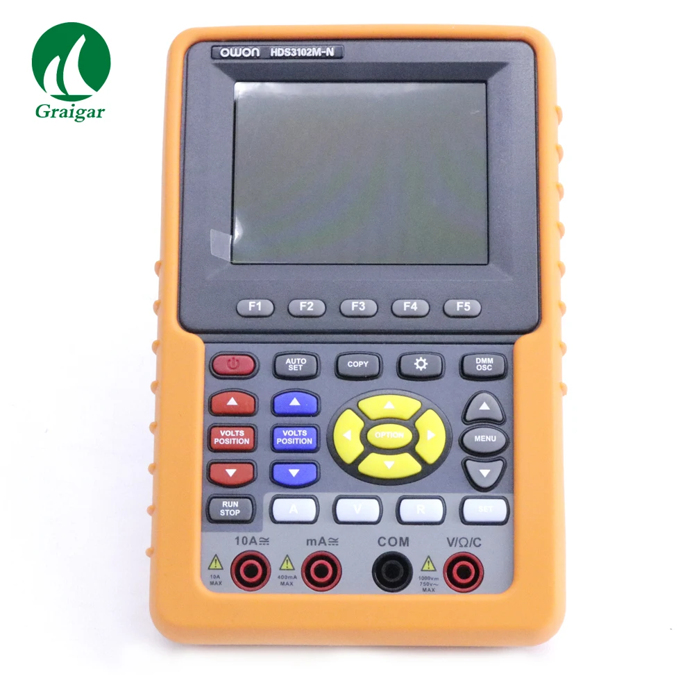 Handheld Oscilloscope HDS3102M-N Digital Storage Scopemeter Multimeter Dual Digital Storage Real Time Sampling Rate:1GSa/S
Handheld Oscilloscope HDS3102M-N Digital Storage Scopemeter Multimeter Dual Digital Storage Real Time Sampling Rate:1GSa/S