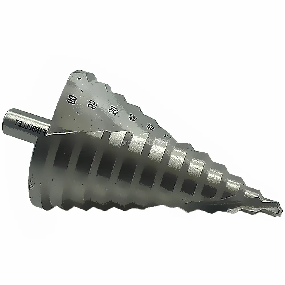 6-60mm Hss Spiral Step Drill Bit Reamer Bits Step Cone Drill Hole Cutter Bit Tool Steel Metal Plastic Deburr Chamfer Open Hole
6-60mm Hss Spiral Step Drill Bit Reamer Bits Step Cone Drill Hole Cutter Bit Tool Steel Metal Plastic Deburr Chamfer Open Hole