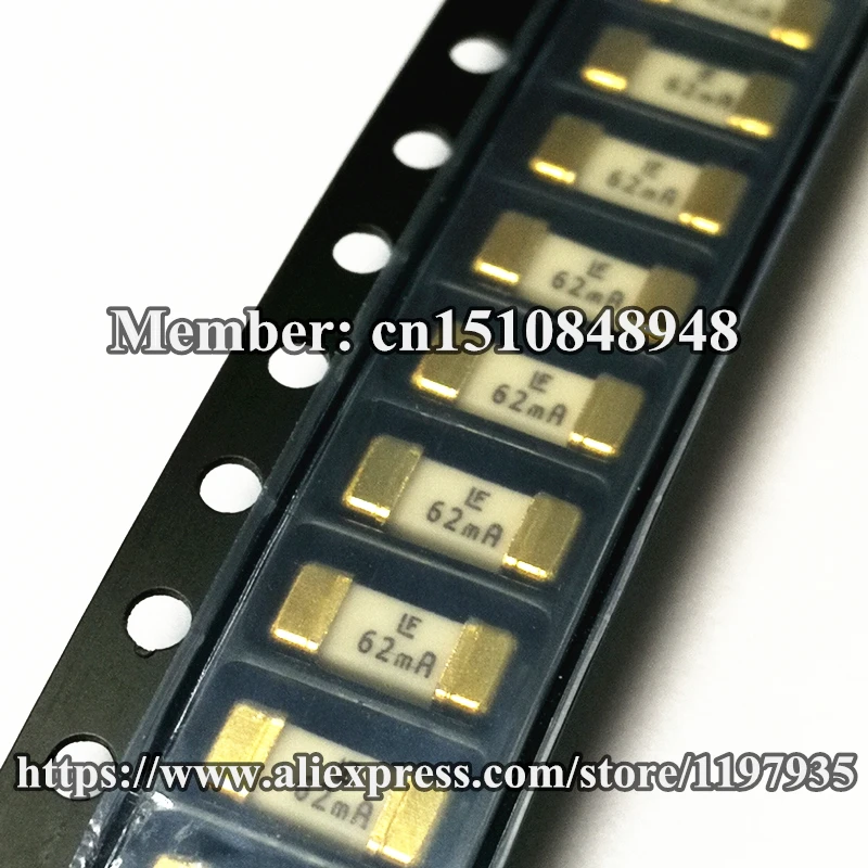 SMD предохранитель 125V 62mA быстрое действие Littelfuse 0451.062MRL 1808 LF62mA 6125|smd fuse|fuse smdlittelfuse smd |