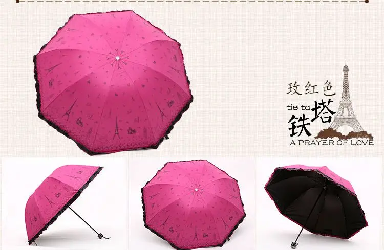 Sunny umbrella creative three fold UV sunscreen plus dual-use sun shade sun umbrella
Sunny umbrella creative three fold UV sunscreen plus dual-use sun shade sun umbrella