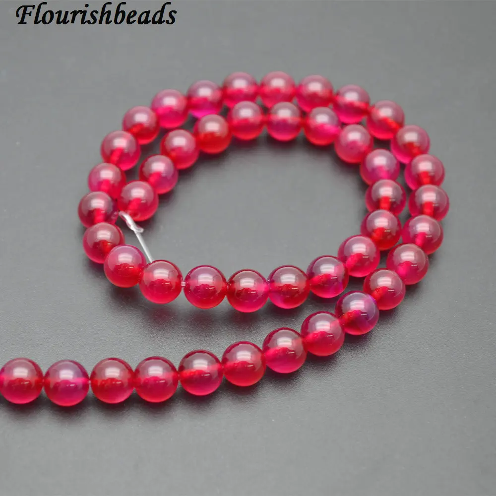 Beautiful Natural Hot Red Fuschia Agate Smooth Stone Round loose beads 6mm 8mm 10mm DIY Jewelry making supplies
Beautiful Natural Hot Red Fuschia Agate Smooth Stone Round loose beads 6mm 8mm 10mm DIY Jewelry making supplies