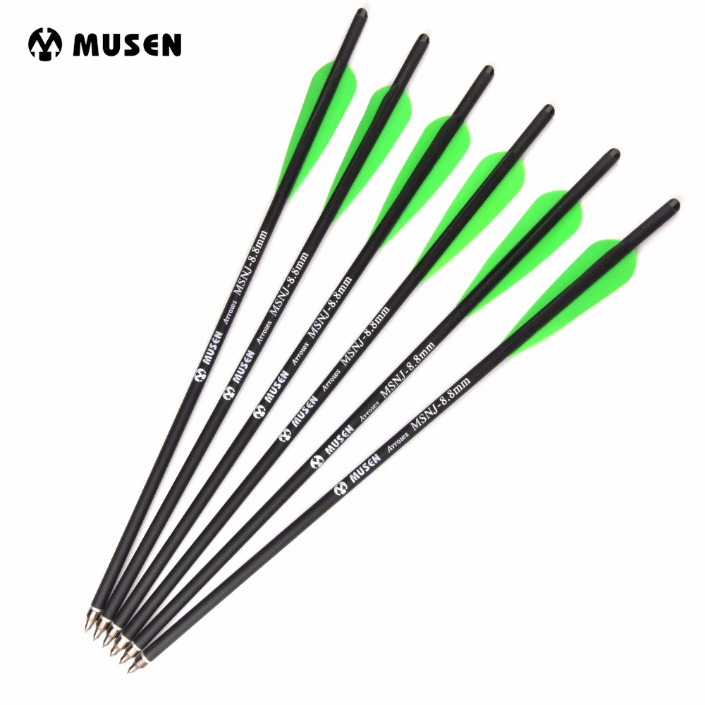 17 Inches Crossbow Carbon Arrow Replaceable 125 Grain Tip Diameter 8.8mm for Target Arrows Bolt Archery Hunting
17 Inches Crossbow Carbon Arrow Replaceable 125 Grain Tip Diameter 8.8mm for Target Arrows Bolt Archery Hunting