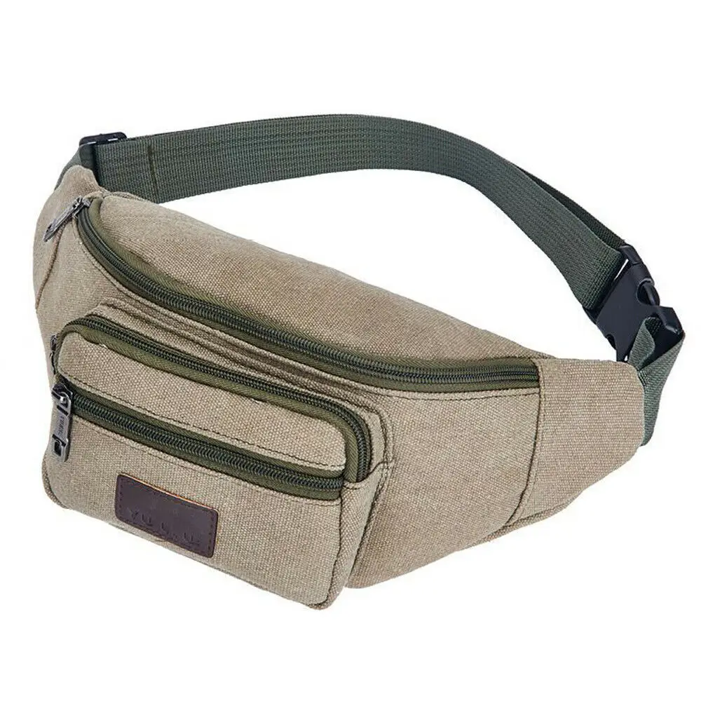 Men's Canvas Adjustable Waist Belt Bum Bag Fanny Pack Hip Pouch Money Purse Travel Cycling Running Zipper Chest Bag
Men's Canvas Adjustable Waist Belt Bum Bag Fanny Pack Hip Pouch Money Purse Travel Cycling Running Zipper Chest Bag
